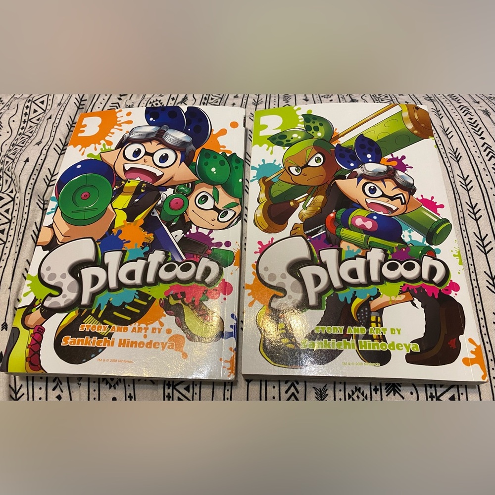 5/$25 Splatoon Manga 2 & 3 by Sankichi Hinodeya